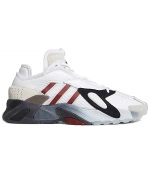 Кроссовки Adidas Streetball белые с черным